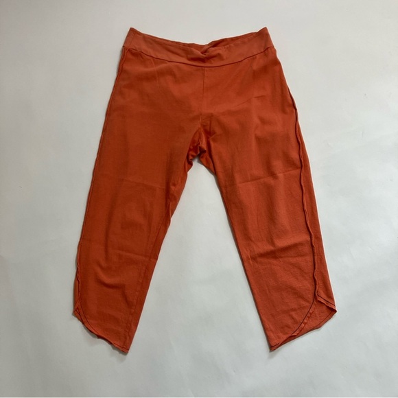 CYNTHIA ASHBY wide leg capri sweatpants - Picture 1 of 5